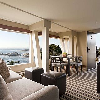 Hyatt Residence Club Carmel, Highlands Inn &mdash; Sample Living Area