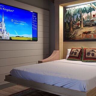 The Cabins at Disney's Fort Wilderness Resort — Sample Murphy Bed