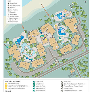 Marriott's Grande Ocean — Sitemap