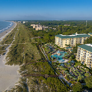 Marriott's Barony Beach Club — Grounds Pool and Beach View