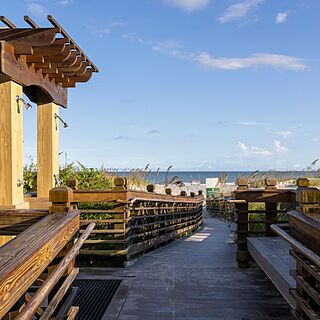 Marriott's Barony Beach Club — Beach Walkway With Showers