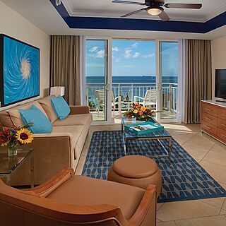 Divi Aruba Phoenix Beach Resort — Sample Living Area
