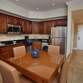 Divi Aruba Phoenix Beach Resort — Sample Dining Area and Kitchen