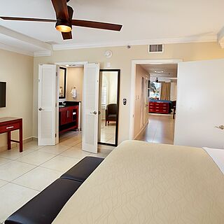 Divi Village Golf and Beach Resort &mdash; Sample 2-bedroom golf suite bedroom