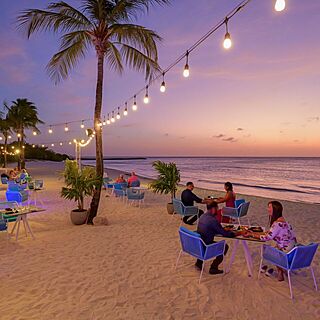 Divi Aruba Phoenix Beach Resort — Beach Dining at Sunset