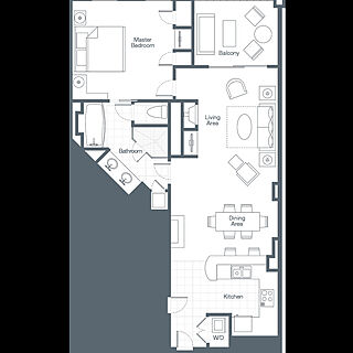 The Westin Kierland Villas &mdash; 1 Bedroom Premium (Larger) Villa Floorplan