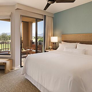 The Westin Kierland Villas &mdash; Sample Bedroom With Attached Balcony