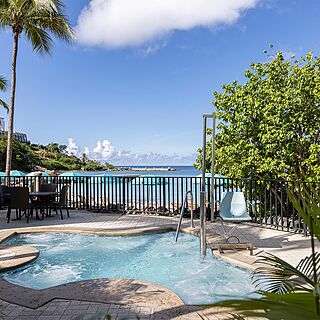 Marriott's Frenchman's Cove — Accessible Hot Tub With Ocean View
