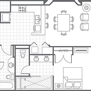 Marriott's SurfWatch &mdash; 2 Bedroom Villa Floorplan