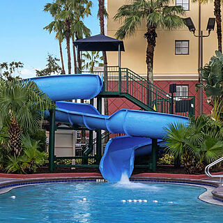 Club Wyndham Bonnet Creek Resort — Waterslide with Lifeguard Post