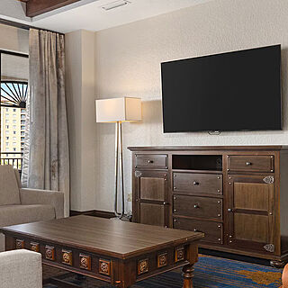 Club Wyndham Bonnet Creek Resort — Sample Presidential Unit Living Area