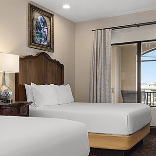 Club Wyndham Bonnet Creek Resort — Sample Doubles Bedroom