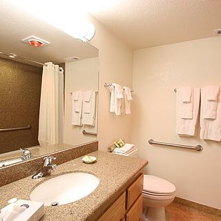 Lagonita Lodge — Sample Bathroom