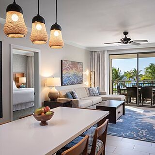 The Westin Nanea Ocean Villas — Sample Living Area