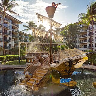The Westin Kaanapali Ocean Resort Villas North &mdash; Kid's Pirate Ship Pool