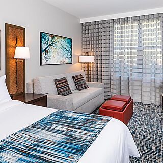 Marriott's Timber Lodge Tahoe — Sample Bedroom With Pull-Out Couch