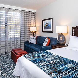 Marriott's Timber Lodge Tahoe — Sample Bedroom With Pull-Out Couch