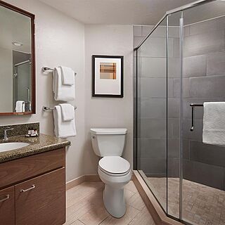 Marriott's Summit Watch — Sample Bathroom With Shower, No Tub
