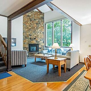Massanutten's Mountainside Villas — Sample Living Area