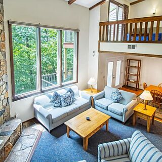 Massanutten's Mountainside Villas — Sample Living Area