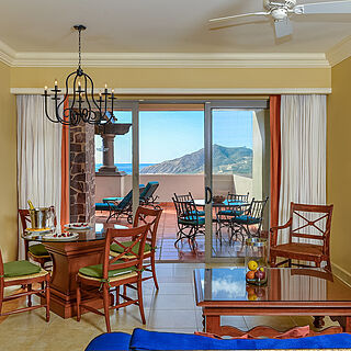 Pueblo Bonito Sunset Beach Resort & Spa — Sample Living Area With Attached Balcony