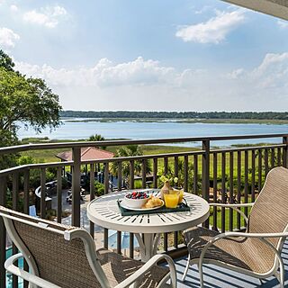 Marriott's Harbour Point and Sunset Pointe at Shelter Cove &mdash; Sample Balcony With Water View