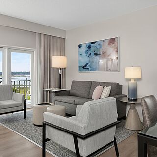 Marriott's Harbour Point and Sunset Pointe at Shelter Cove &mdash; Sample Living Area