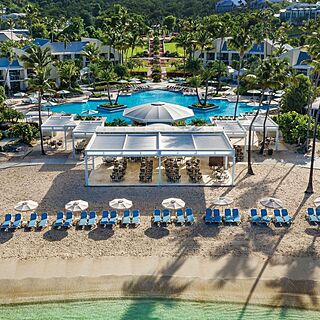 The Westin St. John - Coral Vista Villas — Resort Beach With Loungers and Umbrellas