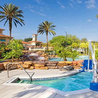 Holiday Inn Club Vacations at Orange Lake Resort - River Island — Accessible Hot Tub