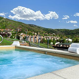 Sheraton Steamboat Resort Villas — Pool Area With Mountain View