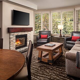Marriott's StreamSide at Vail - Birch, Douglas, and Evergreen &mdash; Sample Living Area - Evergreen Building