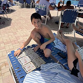 Bingo by the pool