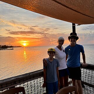 Over the Edge restaurant sunset