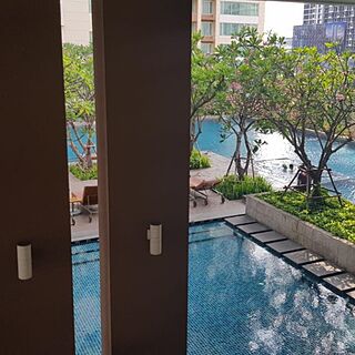 Marriott Vacation Club at The Empire Place — Pool Area from Balcony