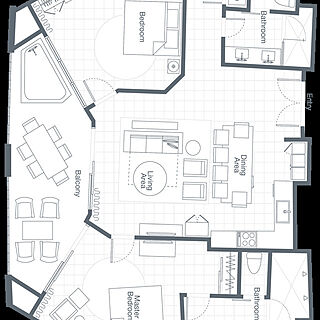 The Westin Los Cabos Resort Villas & Spa — 2-Bedroom Governor's Suite Floorplan