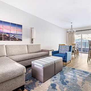 Riviera Beach & Shores, a Hilton Vacation Club — Sample Living Area