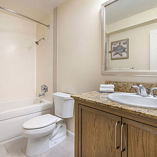 Riviera Beach & Shores, a Hilton Vacation Club — Sample Bathroom