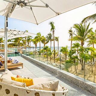 Hotel Mousai Cancun — Resort Patio Seating