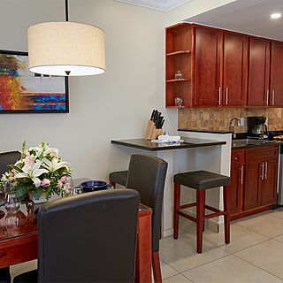 Divi Village Golf and Beach Resort &mdash; Sample 2-bedroom golf suite kitchen