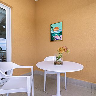 Divi Village Golf and Beach Resort &mdash; Sample 3-bedroom golf suite balcony