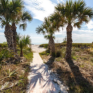 Sanibel Beach Club — Beach walkway