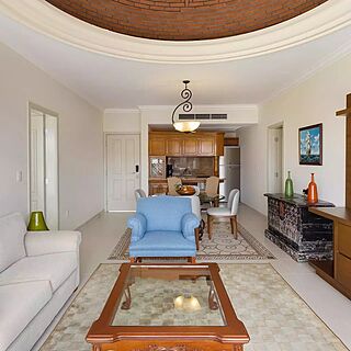 Villa del Arco Beach Resort & Spa — Sample two-bedroom penthouse living area