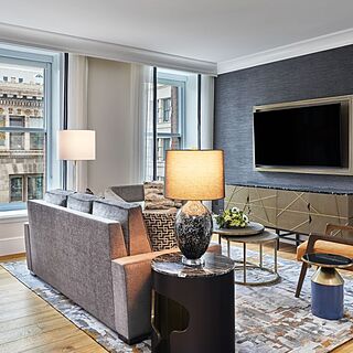 The Ritz Carlton Club, San Francisco &mdash; One-bedroom residence living area
