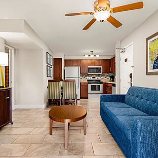 Holiday Inn Club Vacations at Desert Club Resort — Sample one-bedroom villa living area