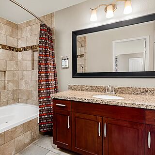 Holiday Inn Club Vacations at Desert Club Resort — Sample one-bedroom deluxe villa bathroom