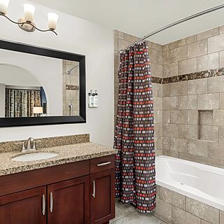 Holiday Inn Club Vacations at Desert Club Resort — Sample two-bedroom villa bathroom