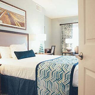 Holiday Inn Club Vacations at Orange Lake Resort - River Island — Sample four-bedroom villa bedroom