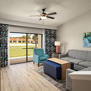 Holiday Inn Club Vacations at Orange Lake Resort - West Village — Sample two-bedroom living area