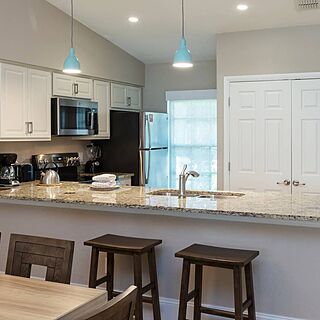 Holiday Inn Club Vacations at Orange Lake Resort - West Village — Sample three-bedroom kitchen
