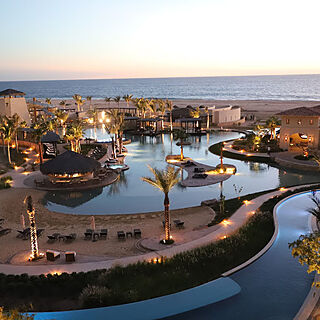 Grand Solmar Pacific Dunes Resort Golf & Spa — Aerial pool view